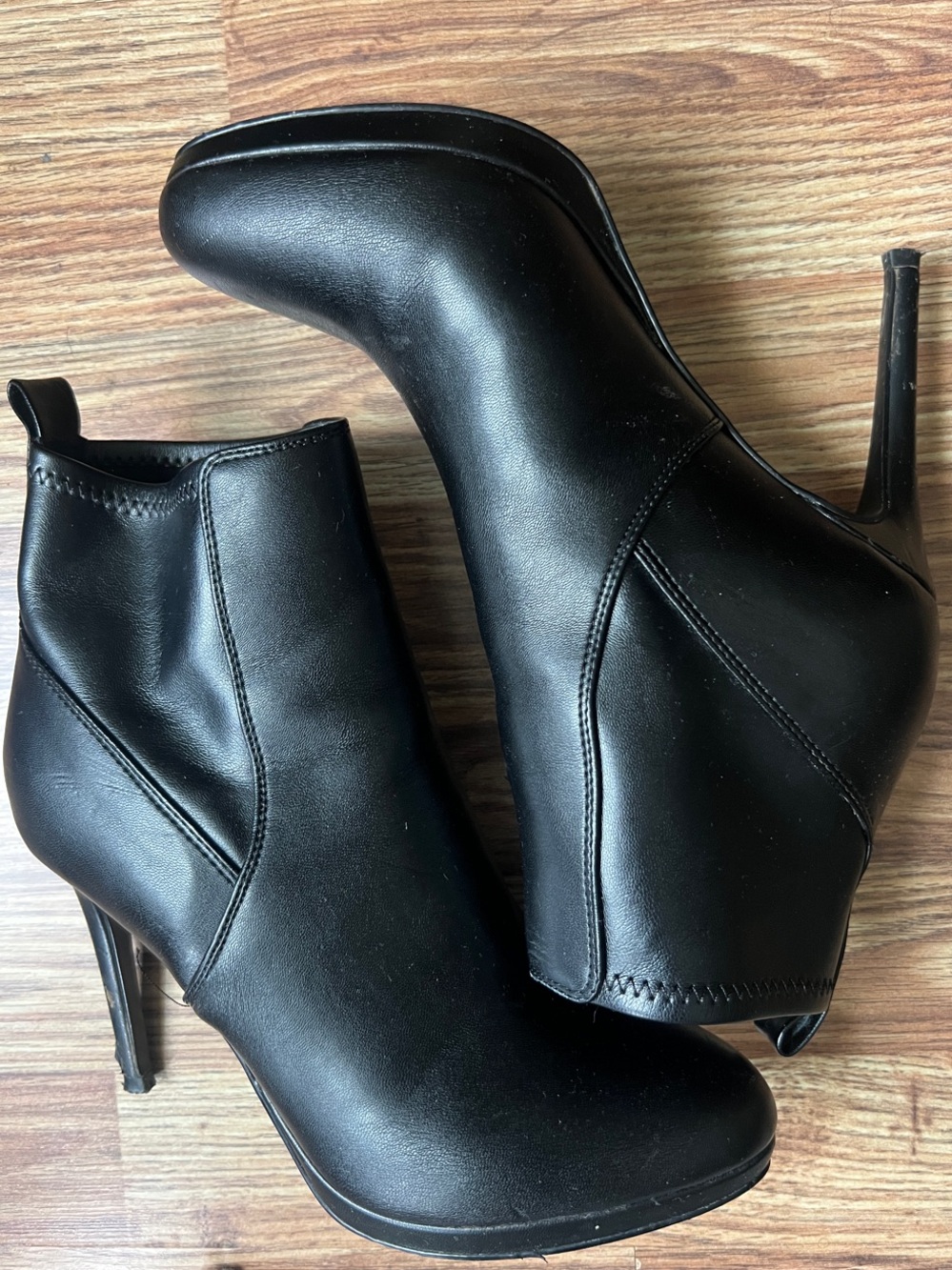 Nine West Black High Heel Ankle Booties